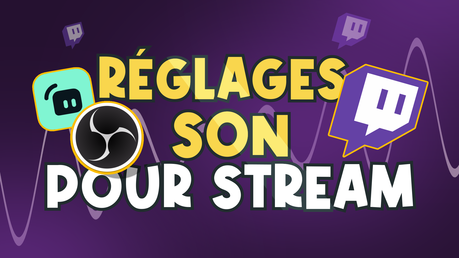 Régler les paramètres son sur OBS / Streamlabs